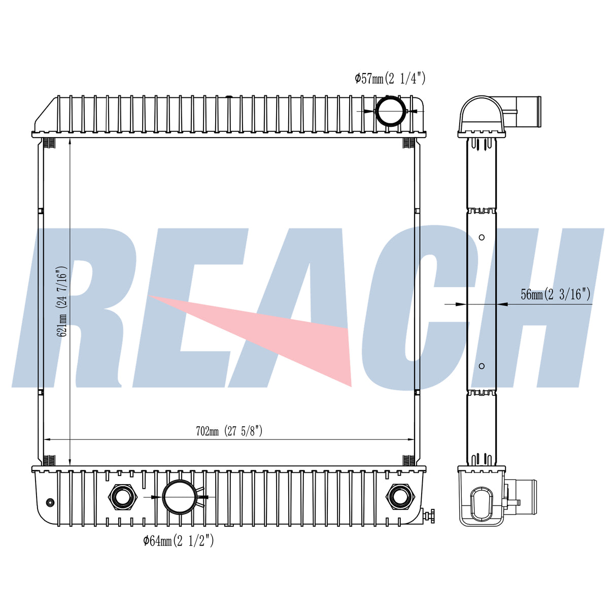 International Terra Star Radiator 2013-2014 2606537C91