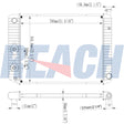 GMC Topkick/Kodiak Radiator 20528