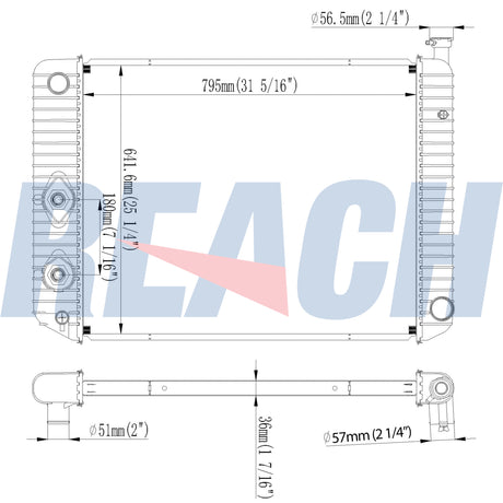 GMC Topkick/Kodiak Radiator 20528