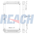 GMC C6500/C7500/C8500/Kodiak/Topkick Radiator 2004-2007 1003643AR