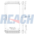 GMC 5500/6500/7500/8500/C4500 Radiator 2003-2007 15258914