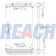 GMC C6500/C7500/C8500/Kodiak/Topkick Radiator 2003-2007 15013563