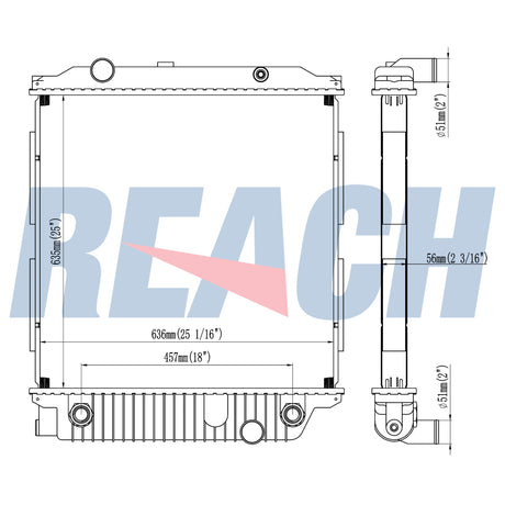 Spartan Bus/Spartan Radiator 1996-2002 1357FF1001