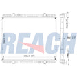 International And Newer - 4900ex W/ Detroit Diesel Dd15 Radiator FLA001506