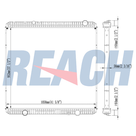 Western Star 4900 Radiator 2011-2014 3E0131220000