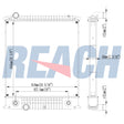 International Cf500/Cf600 Radiator 2008-2009 2587286C91