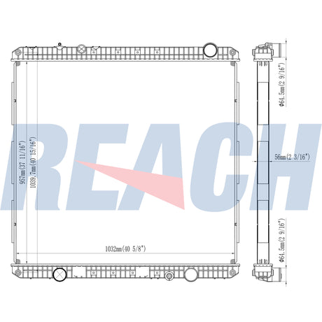 Western Star Star 4900 /W100 Radiator 2012-2014 529622002