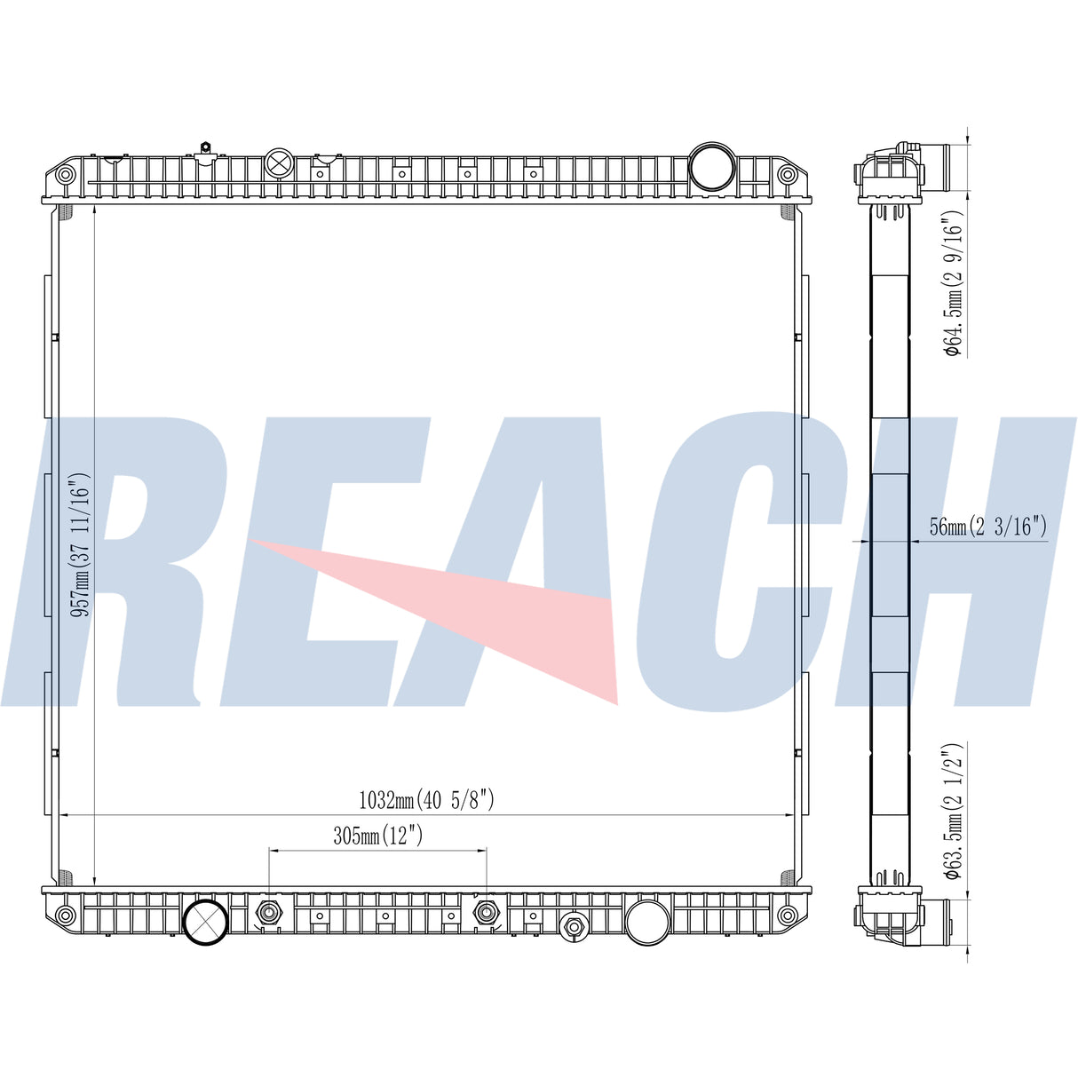 Western Star Star 4900 /W100 Radiator 2011-2015 529622000