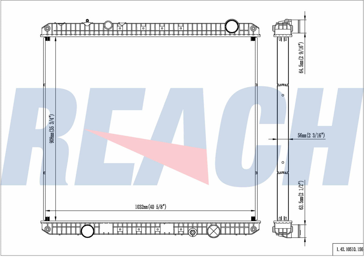 Freightliner 114sd/W95 Radiator 2012-2015 526622003