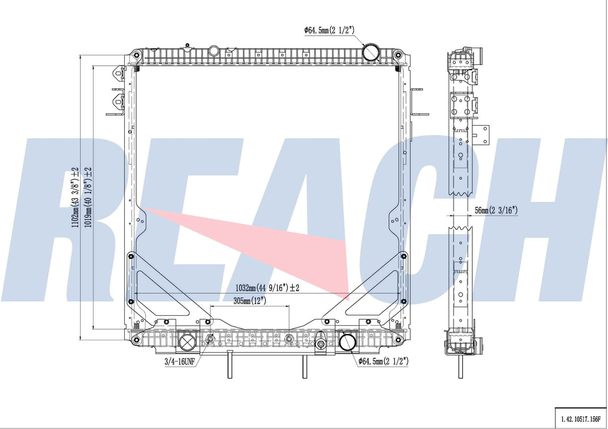Freightliner Coronado Cc/Coronado Cd/W110 Radiator 528637002