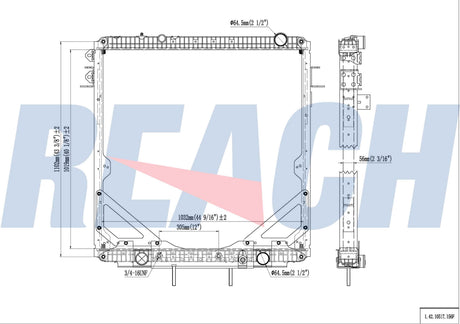 Freightliner Coronado Cc/Coronado Cd/W110 Radiator 528637002