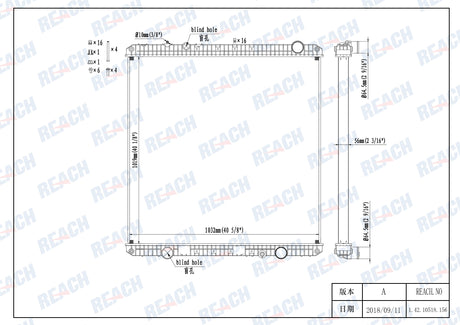 Freightliner Coronado Cc/Coronado Cd/W110 Radiator 2008-2013 528637000