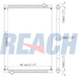 International Workstar Radiator 2008-2010 1003715GS