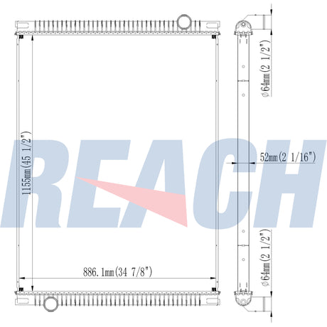 International Workstar Radiator 2008-2010 1003715GS
