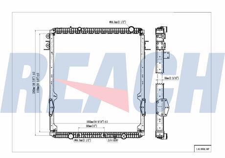 Freightliner Coronado/W125 Radiator 528644003
