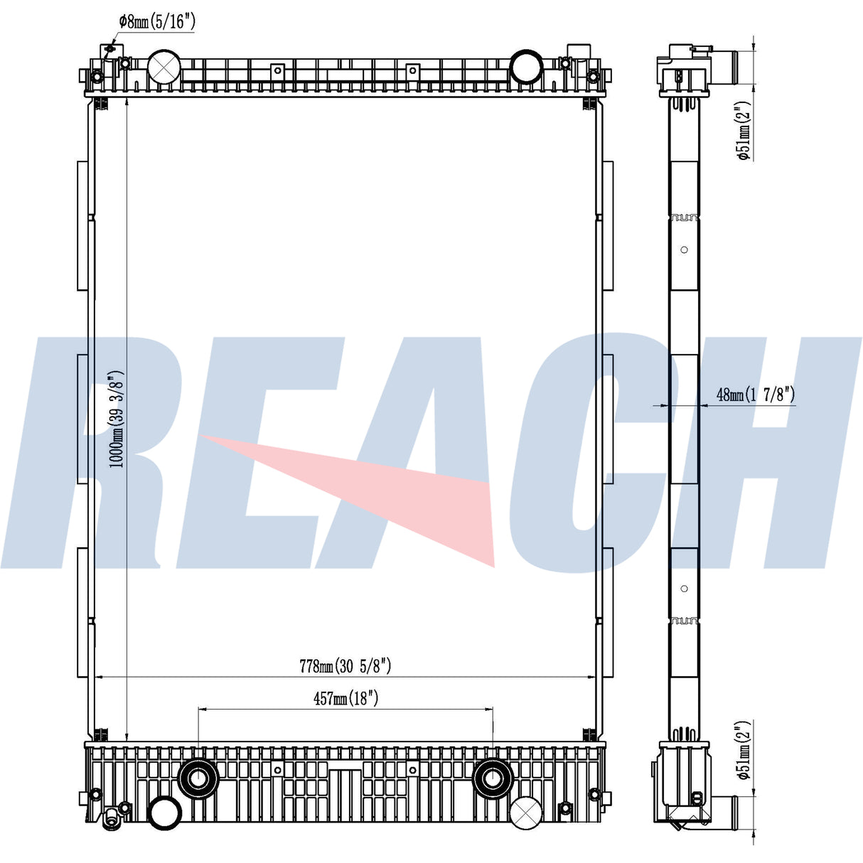 Freightliner M2 106 Radiator 2010-2013 A0528847001