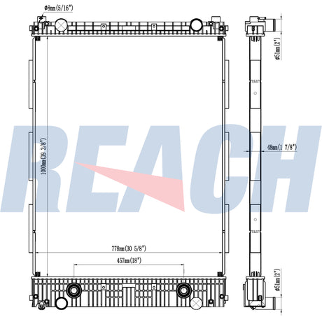 Freightliner M2 106 Radiator 2010-2013 A0528847001