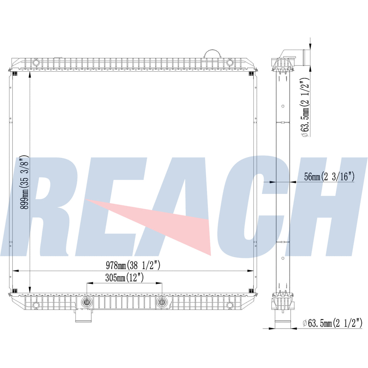 International Prostar/Transtar Radiator 2008-2010 2594850C91