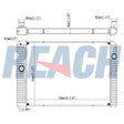 International Durastar 4300 /Workstar 7300 Radiator 2012-2013 2601252C92