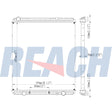 Freightliner Newer Cascadia Radiator 2008 2400600