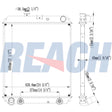 Hino Radiator 2002-2013 160906842A