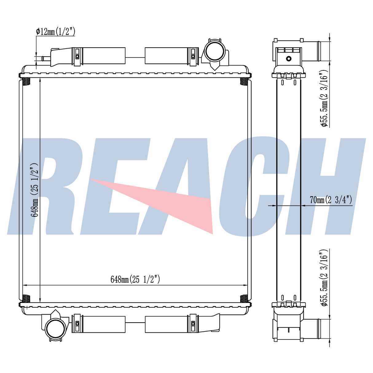 Mercedes Benz Bus 500 Radiator A3525010102