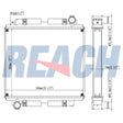 Mercedes Benz Bus 1318 Radiator 1318 A3525010001