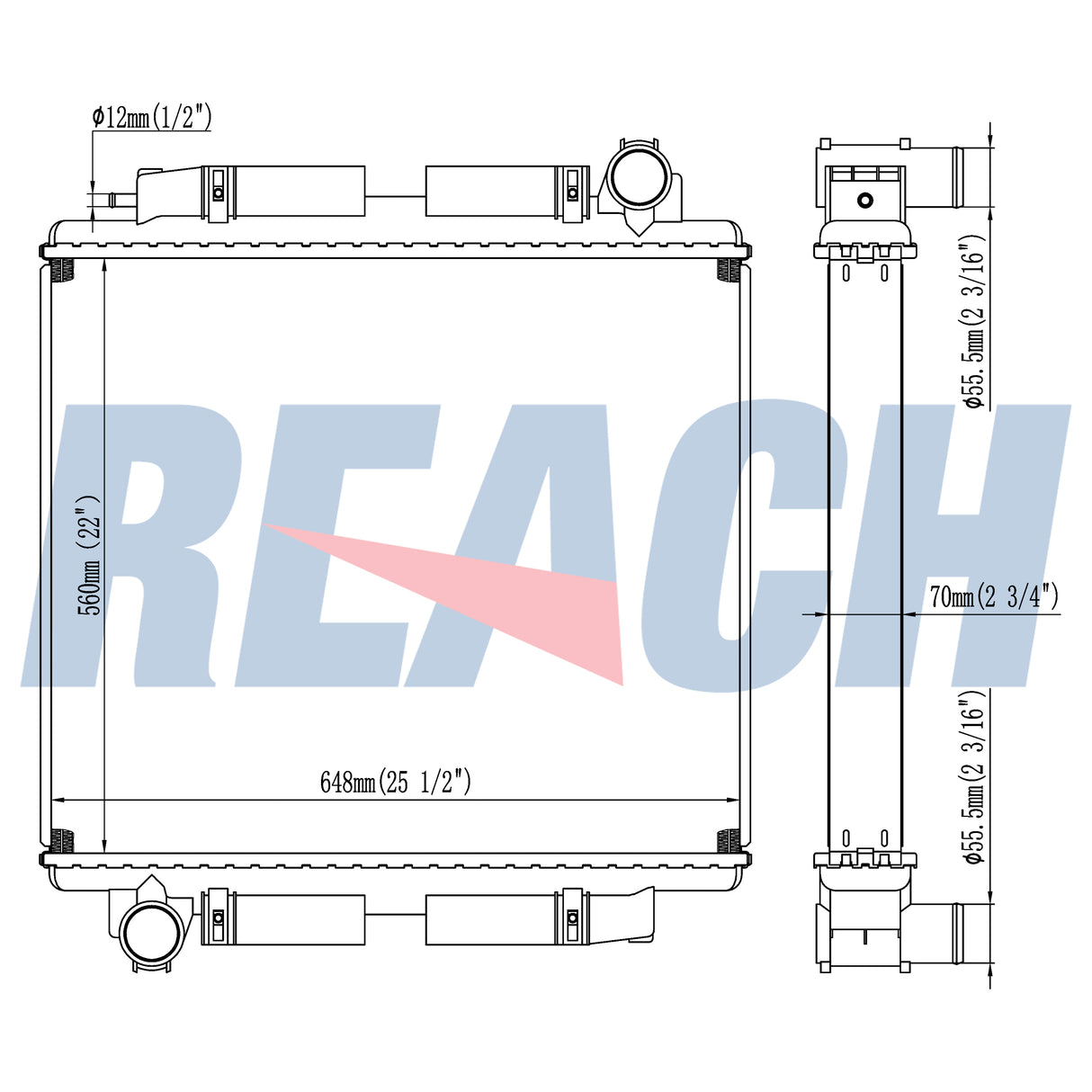 Mercedes Benz Bus 1318 Radiator 1318 A3525010001