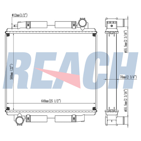 Mercedes Benz Bus 1318 Radiator 1318 A3525010001