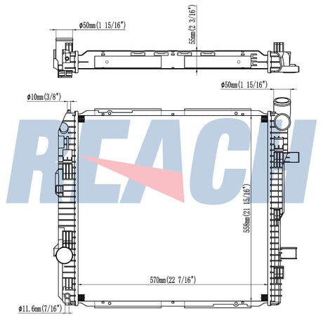 Mercedes Benz Vario Radiator 2006-Present 6685000102