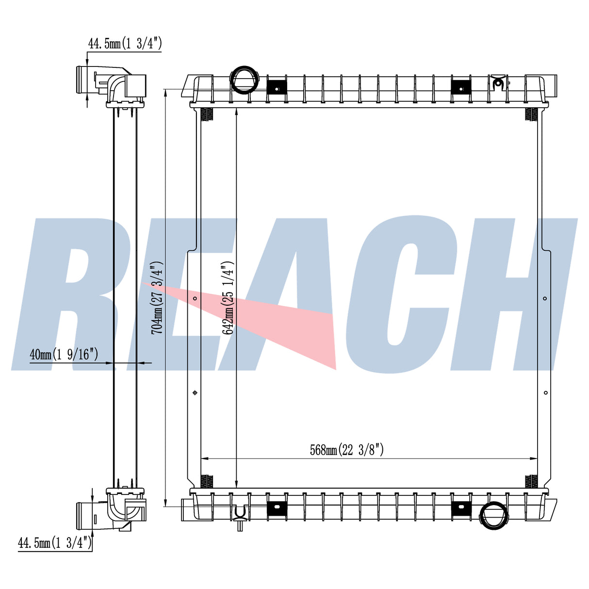 Iveco Eurocargo Tector Radiator 500361629