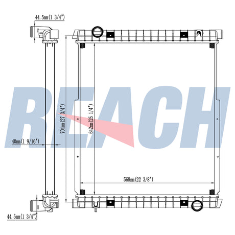 Iveco Eurocargo Tector Radiator 500361629