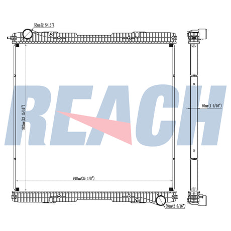 Scania Serie 5 Linha G Radiator 2008-2018 1776026