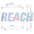 Hino Ranbow Kl-Fe1jjda Jo8c Radiator 1999-Present 160906060