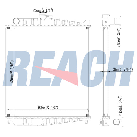 Nissan Ud Condor Radiator 1999-Present 2140033Z09