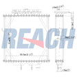 Peterbilt, Kenworth Peterbilt 357 Radiator 2007-1988 0705676A001