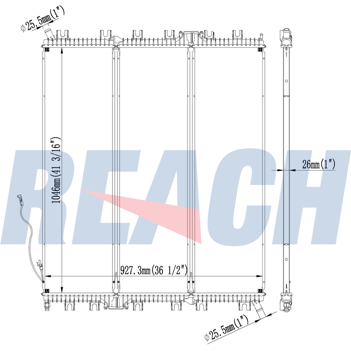 International International/Navistar/Cat-Paystar/Workstar With Maxxforce Engine Radiator 2010-2013 1003728