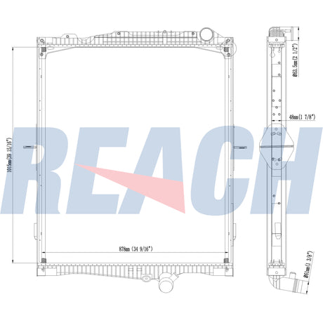Volvo, Mack Volvo/Fh Ii 500 Hp Radiator 20722440