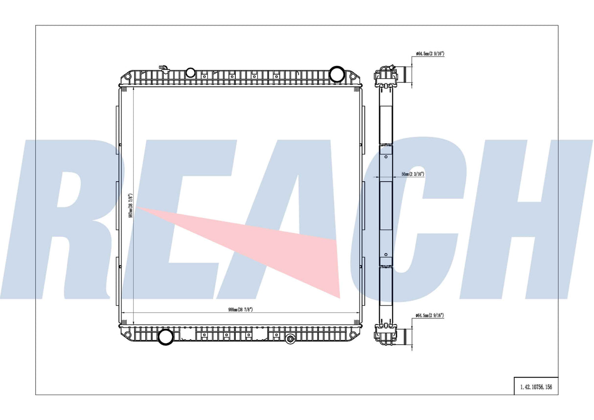 Freightliner Cascadia 125;Freightliner Radiator A0526614013