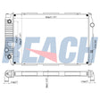 Magnum Safari Motorhome, Spartan Chasis Radiator 0437388S