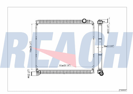 International Paystar Radiator 2008-2011 1S180140