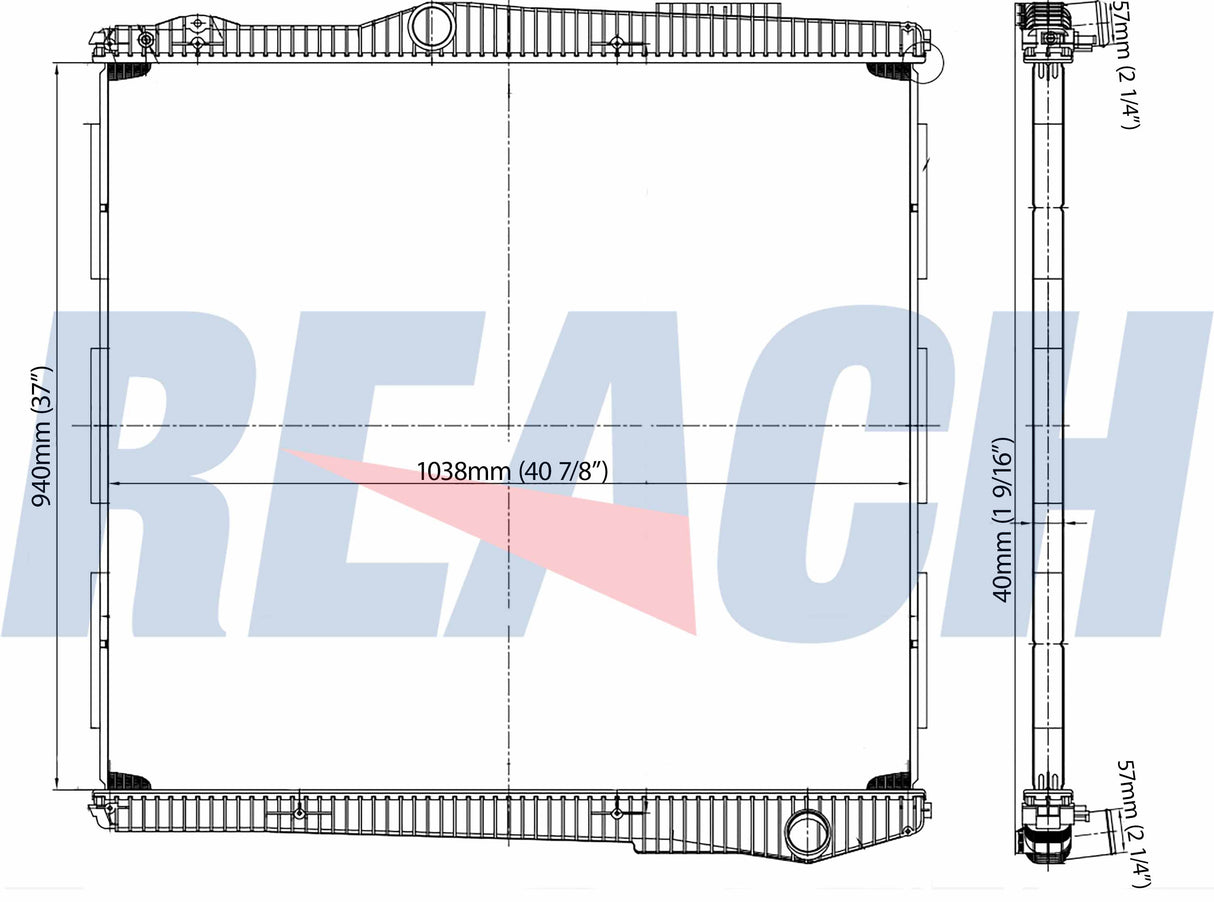 Scania Serie 5 Linha G Radiator 2008-2018 1781365