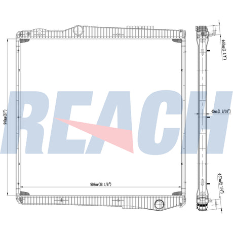 Scania Scania/Serie 5 Linha G Radiator 2008-2018 1851542
