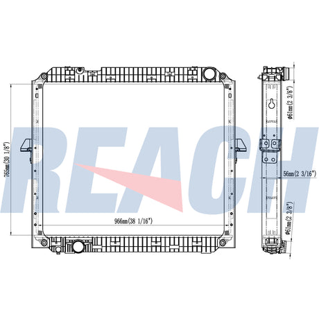 Mercedes Mercedes-Benz;Actros Mp4 Radiator 9605001101