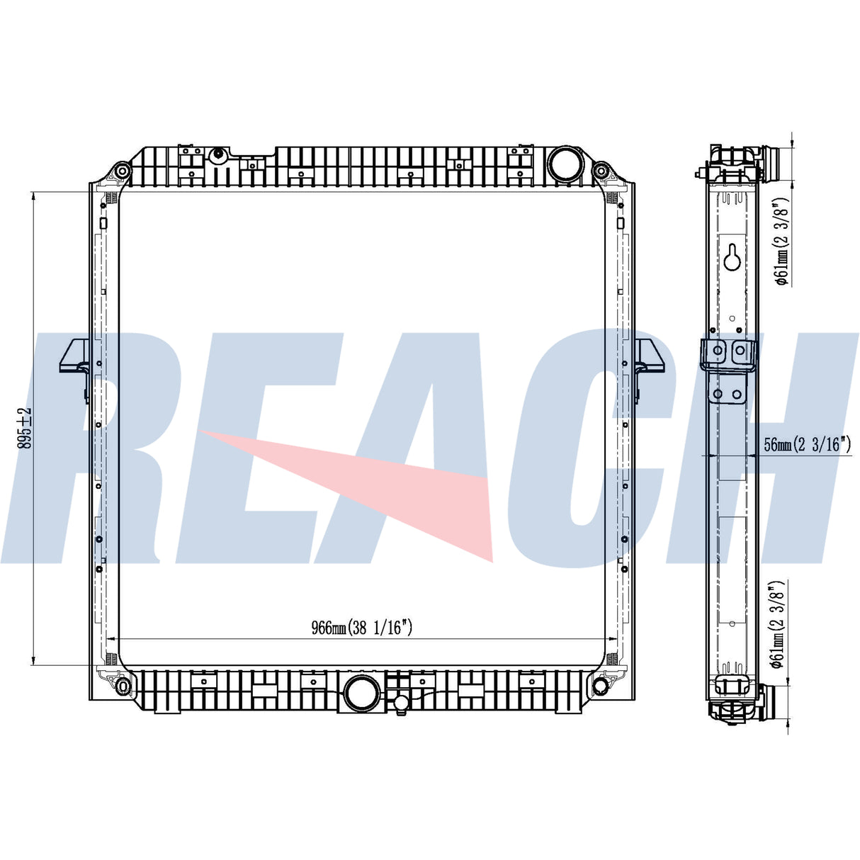 Mercedes Mercedes-Benz;Actros Mp4 Radiator 9605002601