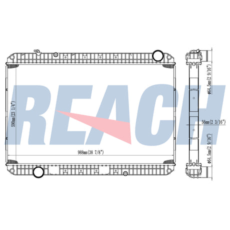 Freightliner Xb Coach Motorhome 2008 Mt Radiator 2008 3S0118080000