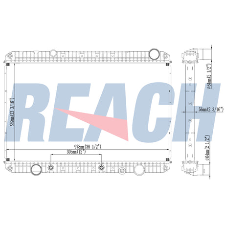 Freightliner /Sterling-Xc/Motorhome Radiator MOD3S012379