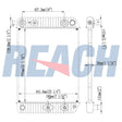 GMC Gmc-Topkick/Kodiak Radiator 1990-1994 1R2658