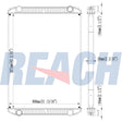 Freightliner Chassis Motorhome-Rear Engine Radiator 1003734