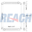 Motorhome Radiator 1003664